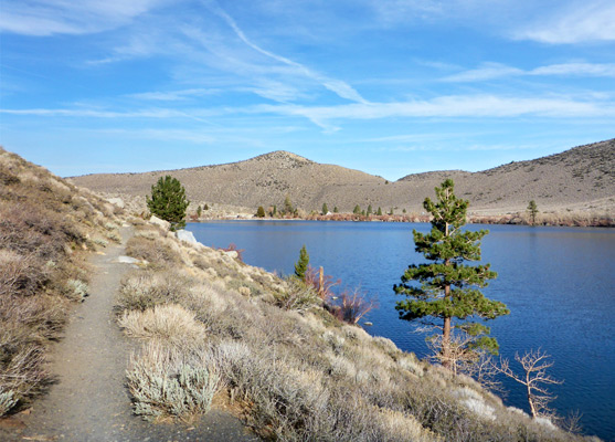 North shoreline of Convict Lake