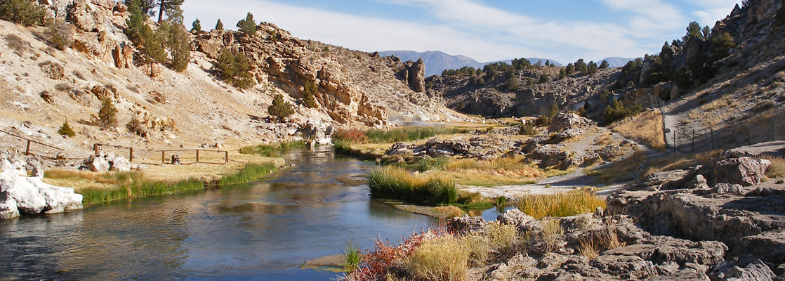 Rocks along Hot Creek