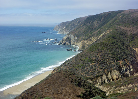 Hills above Driftwood Beach