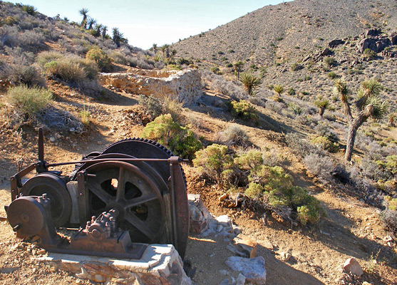 Water pump and stone cabin