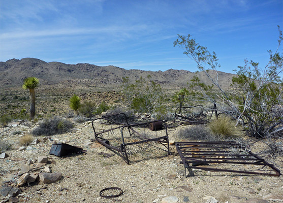 Old camp site, north of Desert Queen Mine