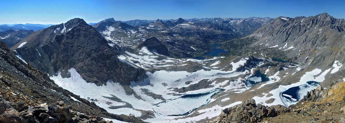 Panorama north from Mount Gould