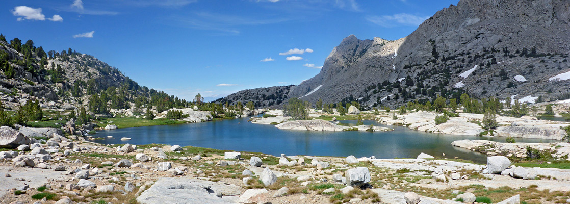 Boulders on the south side of Sailor Lake