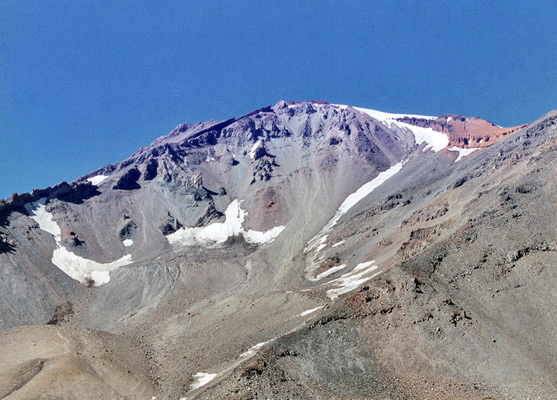 Ridge near the summit of Mount Shasta