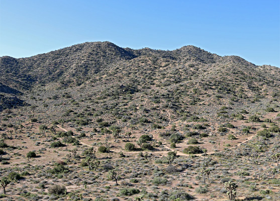 Hills to the south