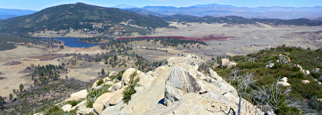 The view northwest from Stonewall Peak, Cuyamaca Rancho SP