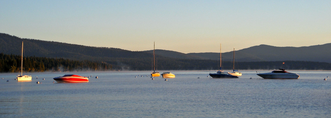 Boats near Tahoe Pines