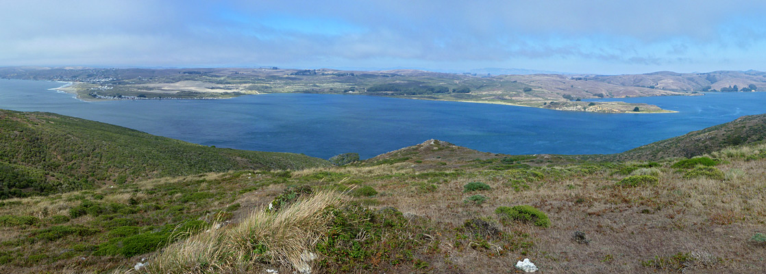 Dillon Beach and the northern end of Tomales Bay