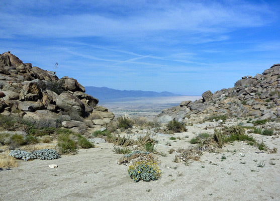 Sandy wash in Tubb Canyon