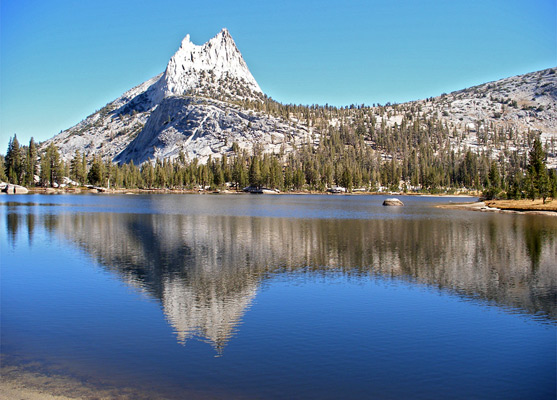 Upper Cathedral Lake and Cathedral Peak