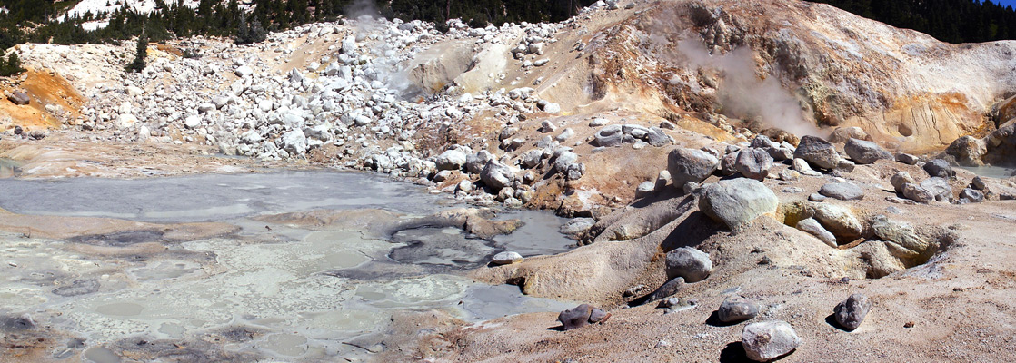 West Pyrite Pool and Big Boiler, Bumpass Hell