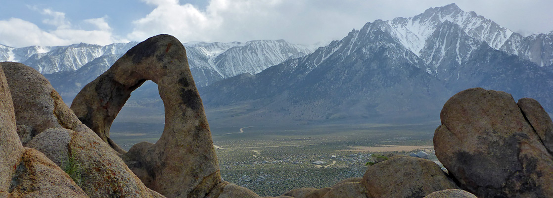 Whitney Portal Arch and the Sierra Nevada