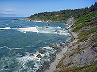 Coastline south of Abalone Point
