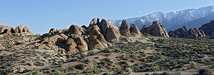 Rocks and sandy flats