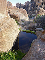 Pool and boulders