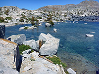 Rocks in Lake Aloha