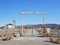 Gates to Amboy School