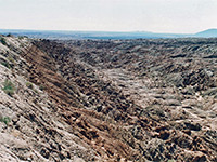 Ridge in the Borrego Badlands