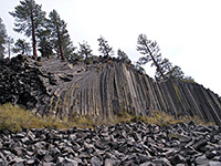 The main volcanic formations