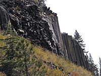 North side of the cliffs