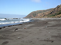 Wide sandy beach