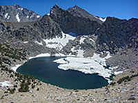Kearsarge Pass, Mt Gould and the Golden Trout Lakes