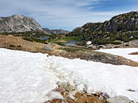 Snow near Bishop Lake