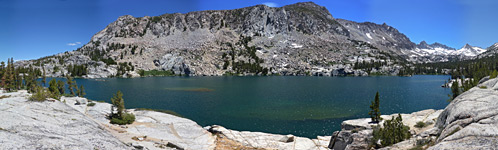 Panorama of Blue Lake