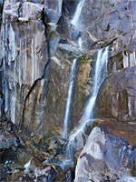 Streams of water