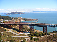 North end of the Golden Gate Bridge