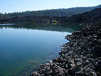 Lava beside Butte Lake