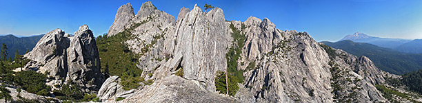 Jagged peaks