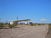 Derelict restaurant near Chambless