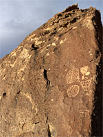 Petroglyphs at Chidago Canyon