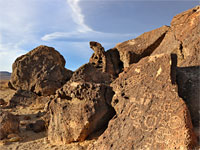 Varied petroglyphs