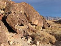 Richly-colored rocks