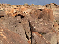 Jumbled boulders