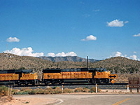 Union Pacific train at Cima