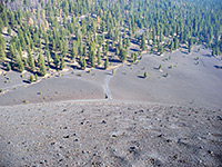 Path up Cinder Cone