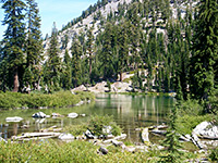Shallow part of Cliff Lake