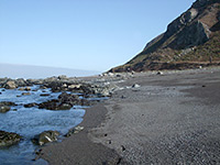 Sand and rocks