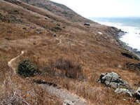 Path along the hillside