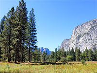 The view southwest
