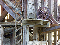 Ladder and winch mechanism