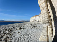 Stone and pebble beach