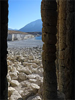 Beach and columns