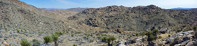 Hills and valleys near Desert Queen Mine
