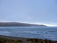 Coastline at dusk