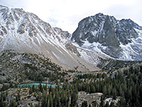 Mountains and lakes