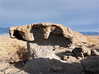 Weathered boulder